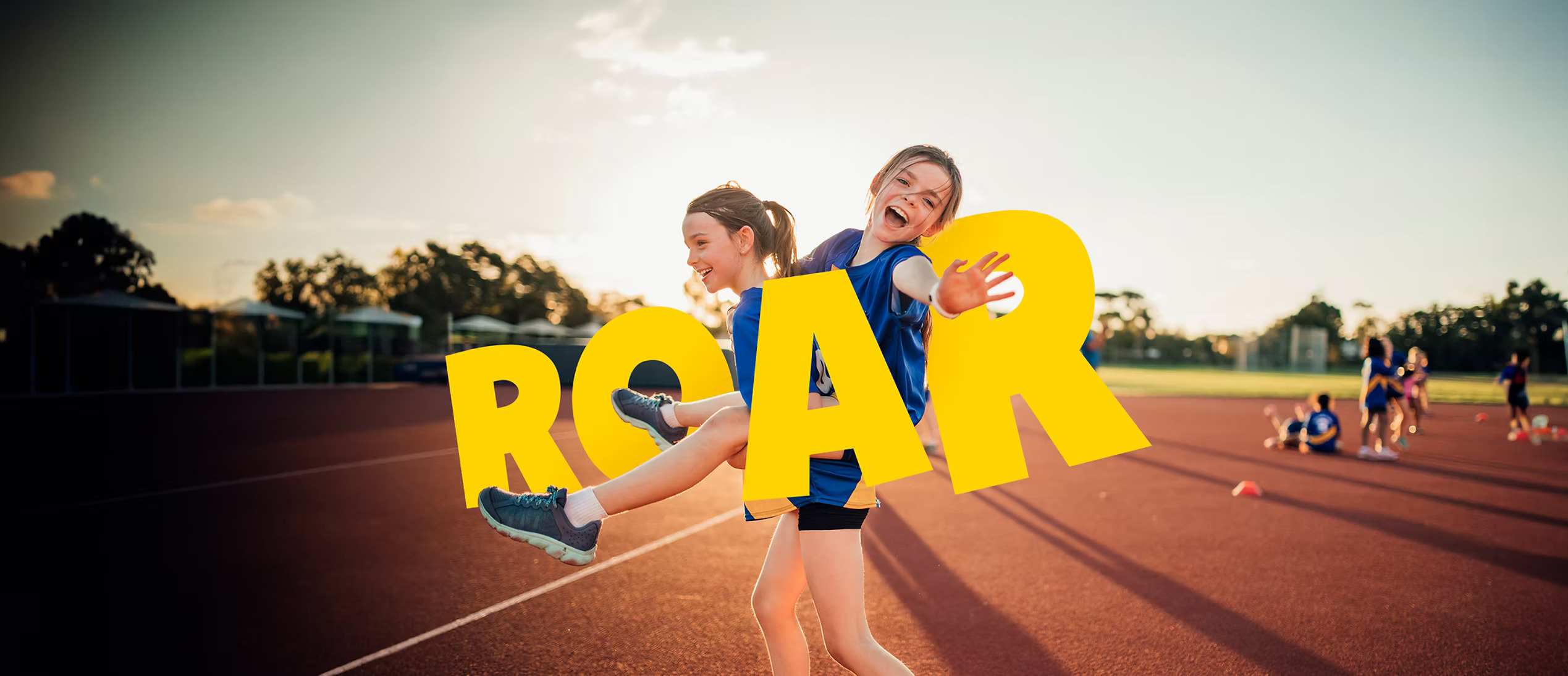 Kids having fun at a Roar Kids camp